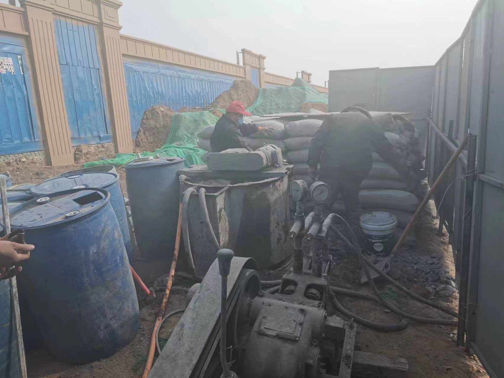 木兰地基沉降注浆加固